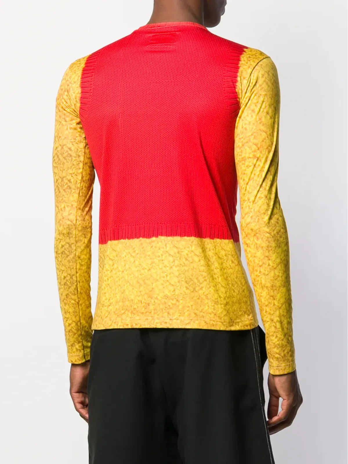 Walter Van Beirendonck 1996/97年 Wonderland トロンプ・ルイユ トップ - Yellow - 画像4