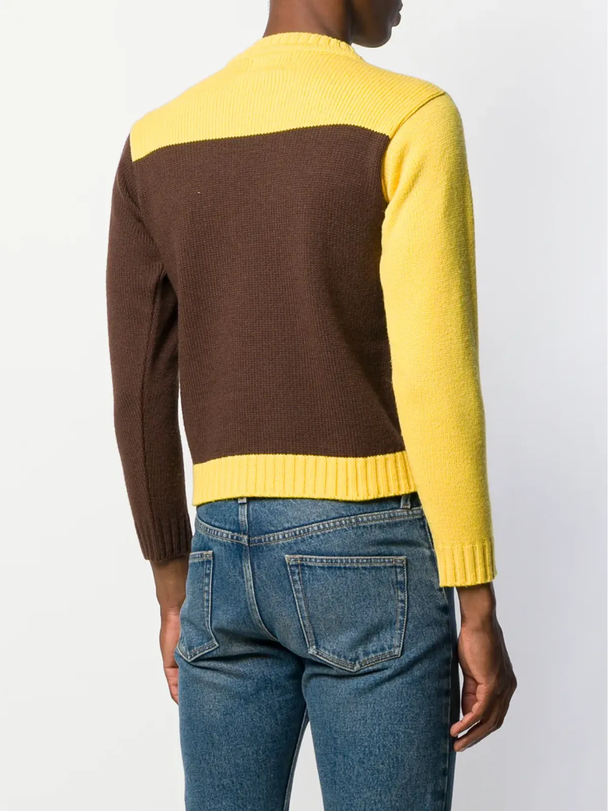 Walter Van Beirendonck ビンテージ 1996/97s Wonderland インターシャ カエル柄ジャンパー - イエロー - 画像4