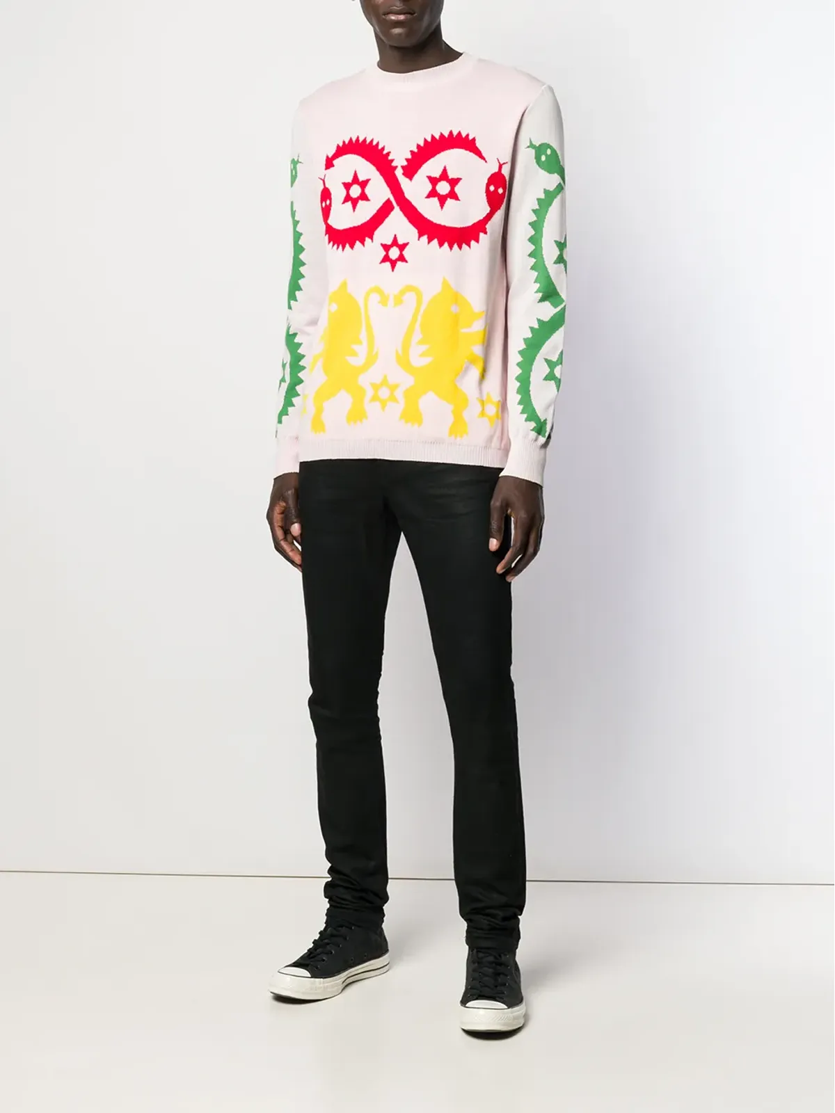 Walter Van Beirendonck Pre-Owned 2009年インターシャニットセーター - 画像2
