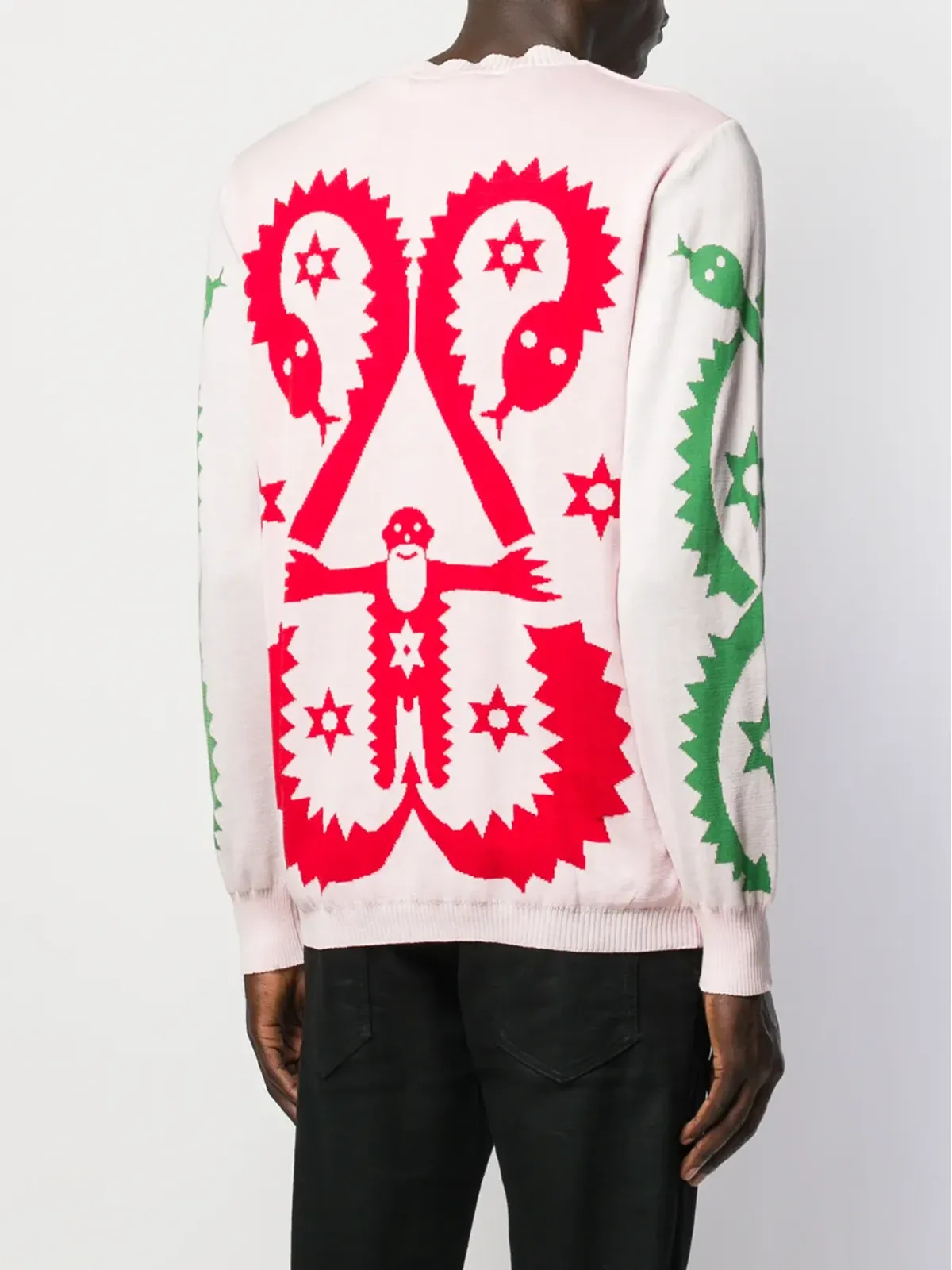 Walter Van Beirendonck Pre-Owned 2009年インターシャニットセーター - 画像4