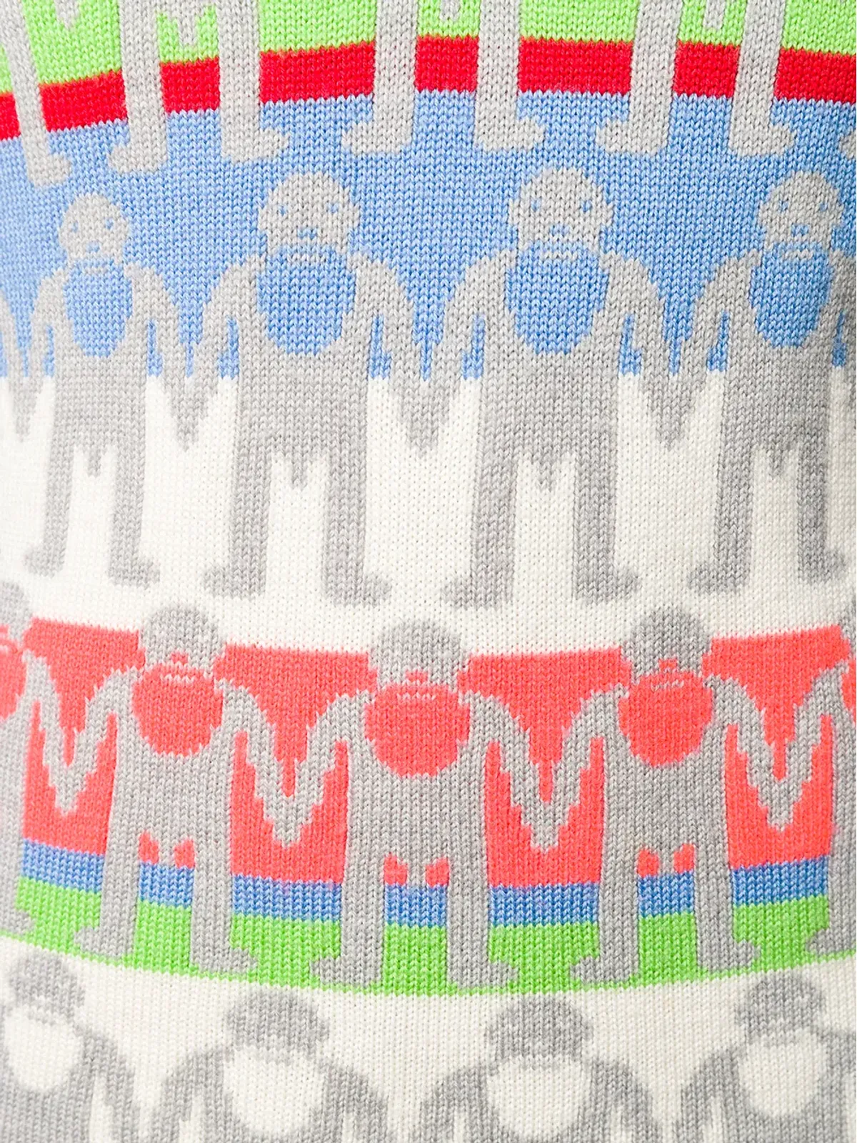 Walter Van Beirendonck Pre-Owned 2003/04年 Pixidust インターシャ ベスト - 画像5
