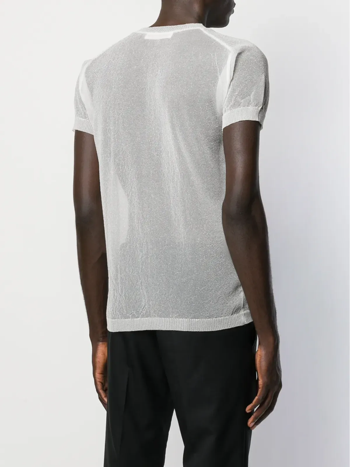 Walter Van Beirendonck Pre-Owned 2009 Explicit メタリックグリッターTシャツ - 画像4