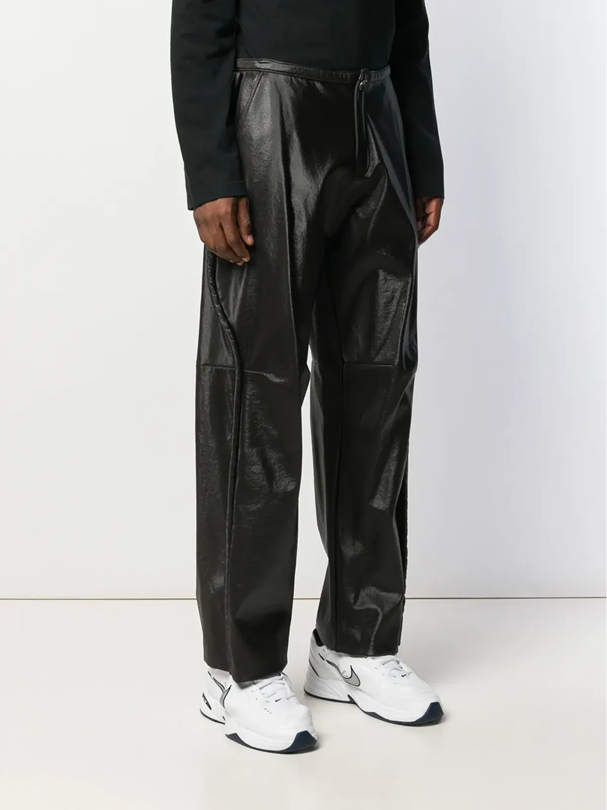 Walter Van Beirendonck ビンテージ 2009/10's Glow フェイクレザー パンツ - 画像3