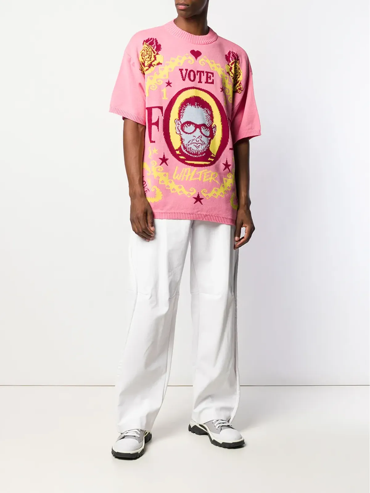 Walter Van Beirendonck Pre-Owned 2009/10 Glow フェイクレザー パンツ - White - 画像2
