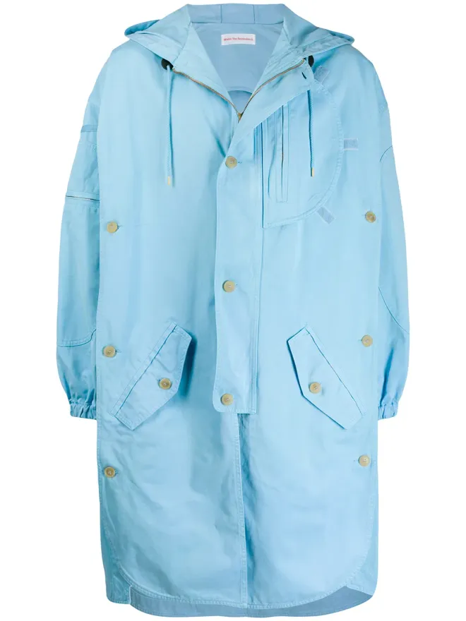 Walter Van Beirendonck Pre-Owned Walter Van Beirendonck Pre-Owned 2012's Cloud Nº9 ポケットパッチド パーカ - ブルーの商品画像