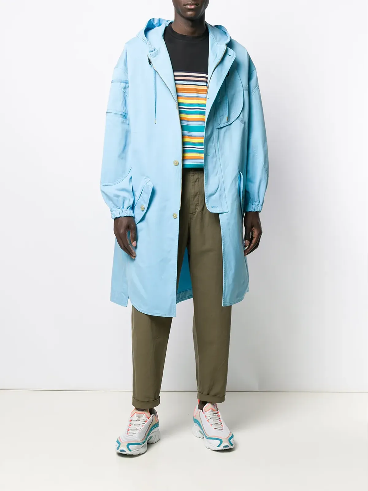 Walter Van Beirendonck Pre-Owned 2012's Cloud Nº9 ポケットパッチド パーカ - ブルー - 画像2