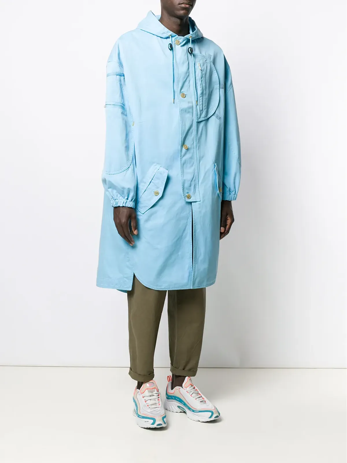 Walter Van Beirendonck Pre-Owned 2012's Cloud Nº9 ポケットパッチド パーカ - ブルー - 画像3