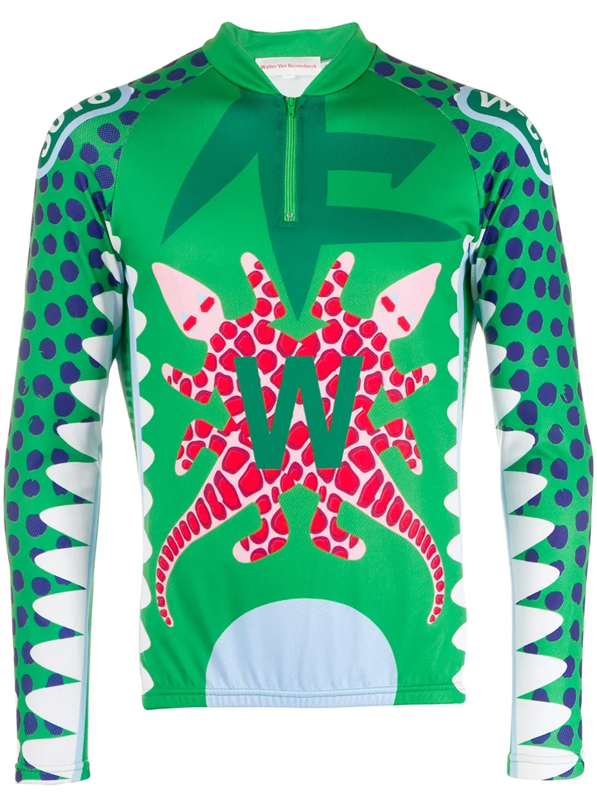 Walter Van Beirendonck ビンテージ サイクリングTシャツ - 画像1