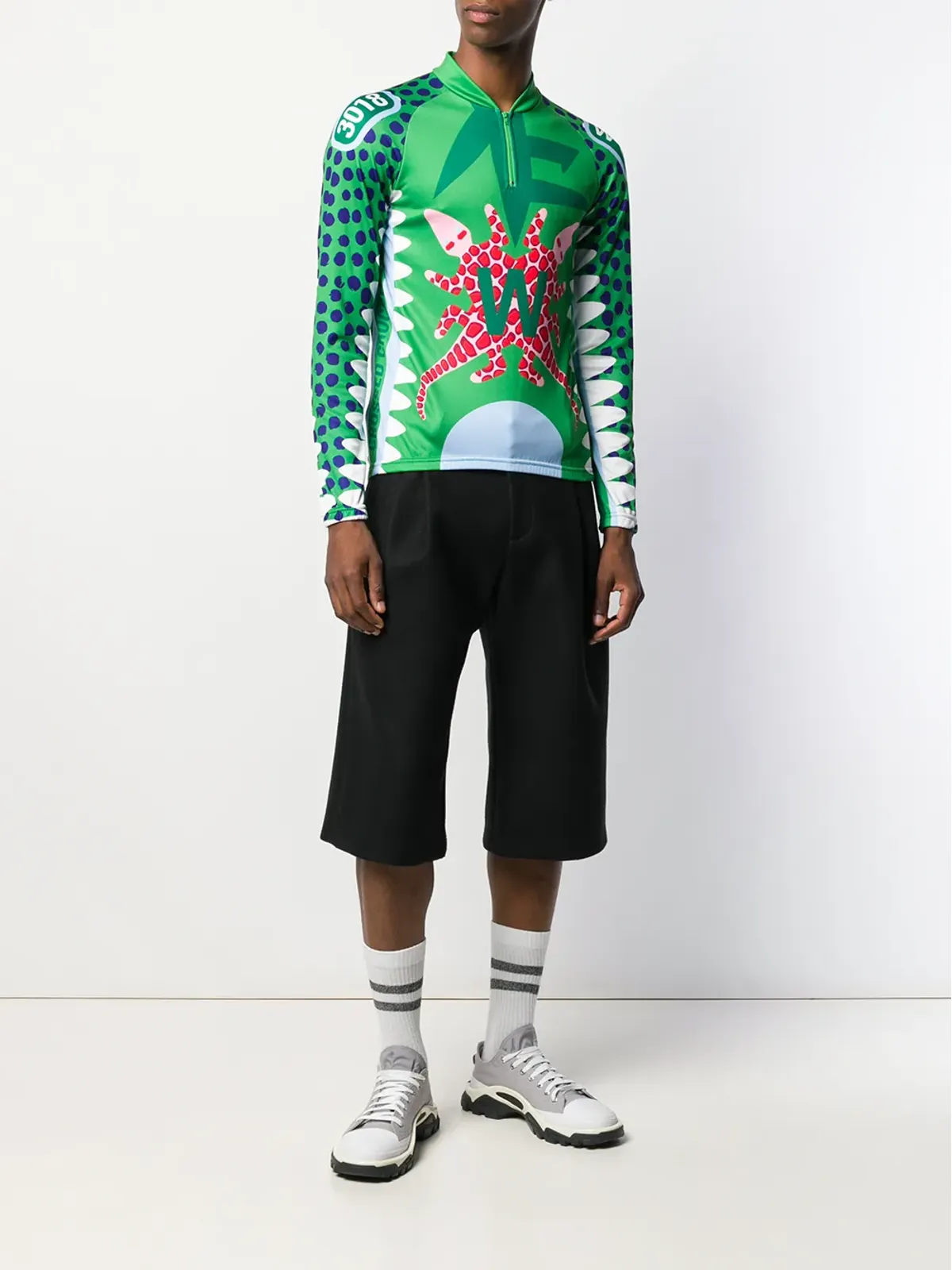 Walter Van Beirendonck ビンテージ サイクリングTシャツ - 画像2