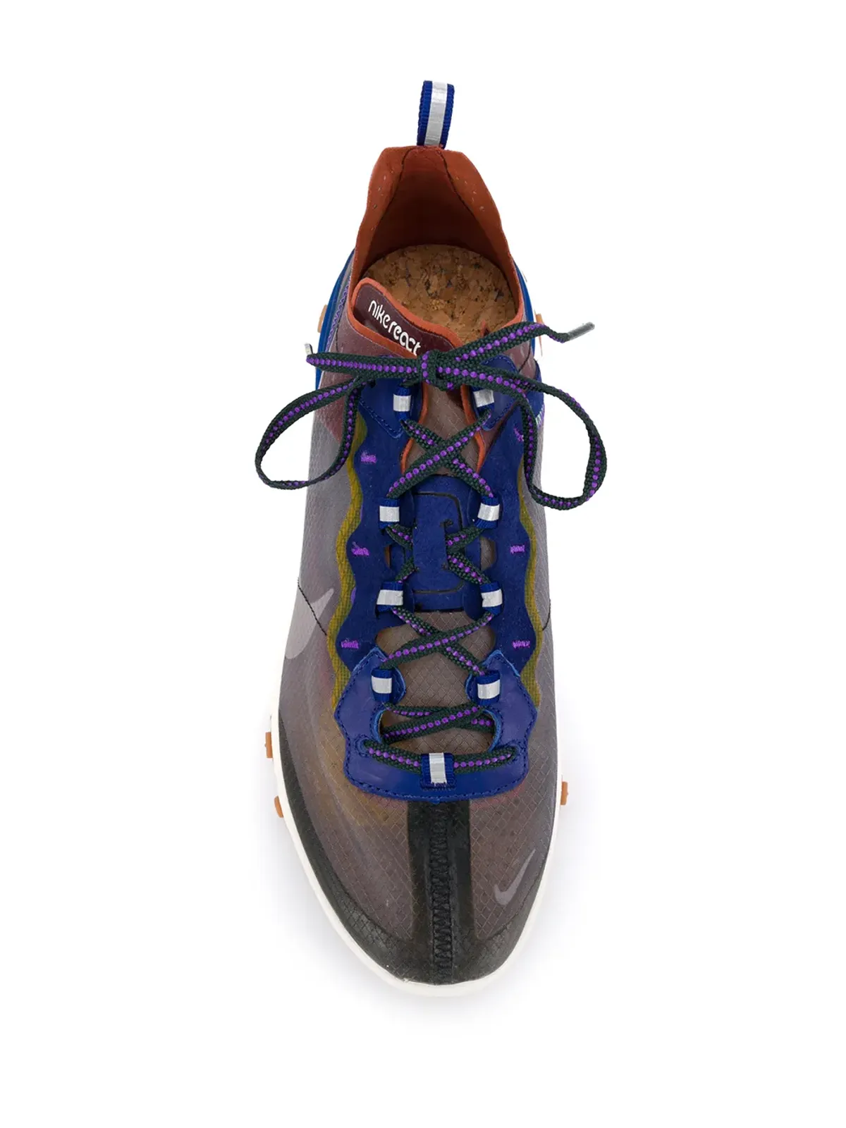 Nike React Element 87 ダスティー ピーチ スニーカー - 画像4