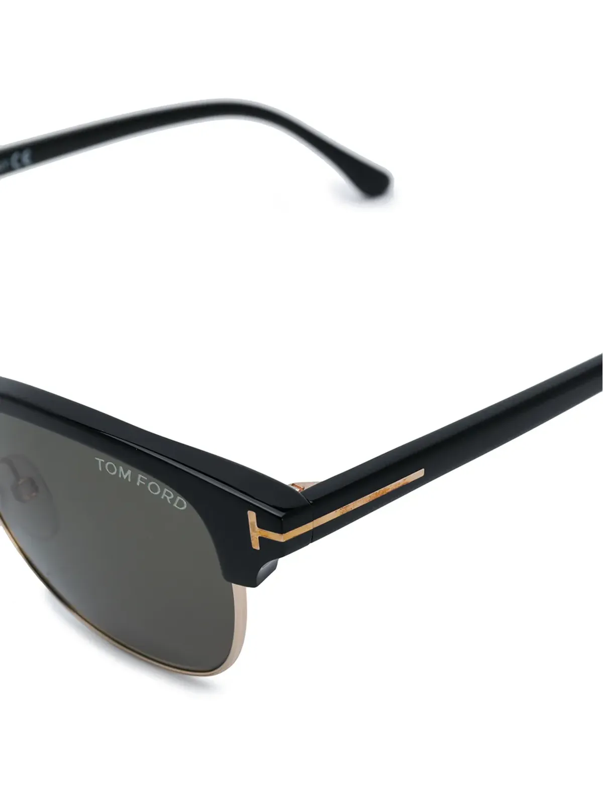 TOM FORD Eyewear アビエータサングラス - ブラック - 画像3