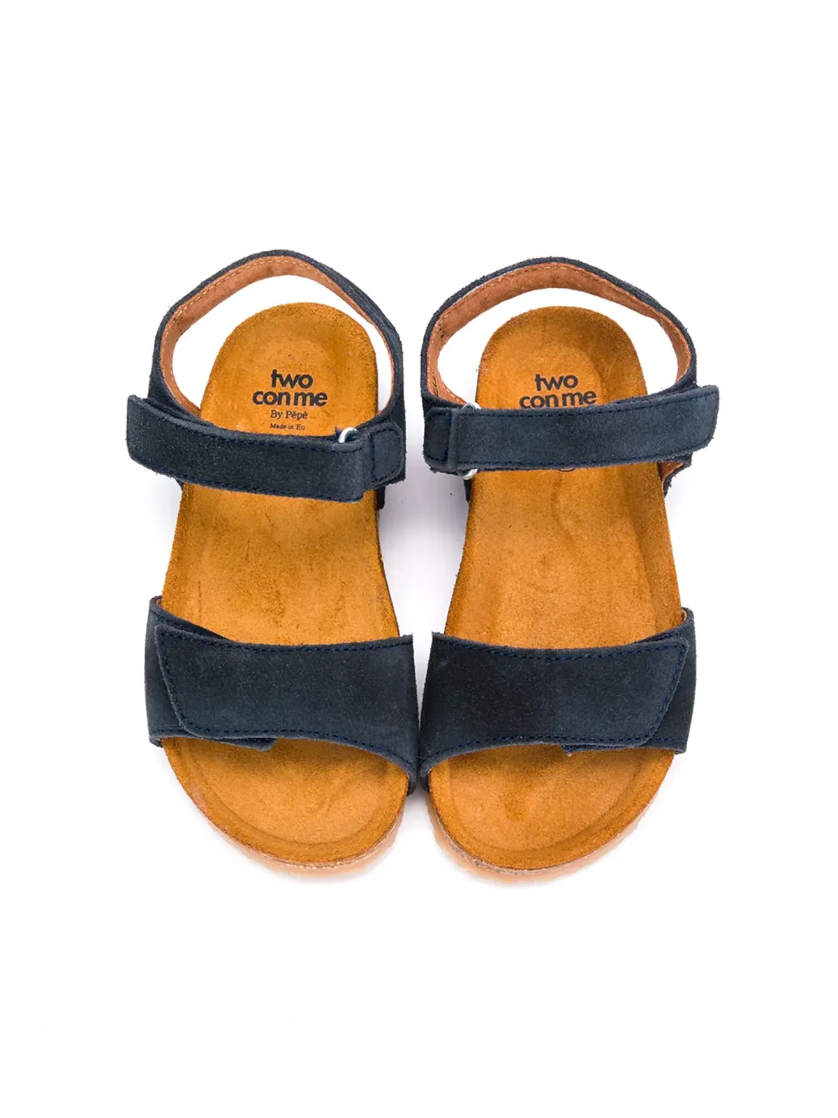 Pépé Kids タッチストラップ スエード サンダル - 画像3