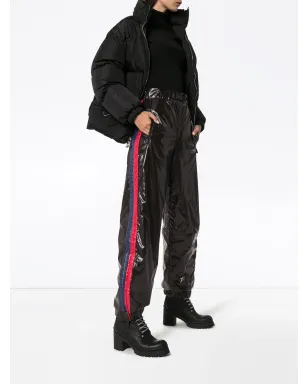 Moncler Grenoble サイドストライプ ナイロンパンツ ブラック - サムネイル2
