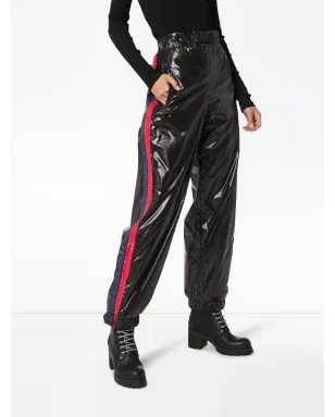 Moncler Grenoble サイドストライプ ナイロンパンツ ブラック - サムネイル3