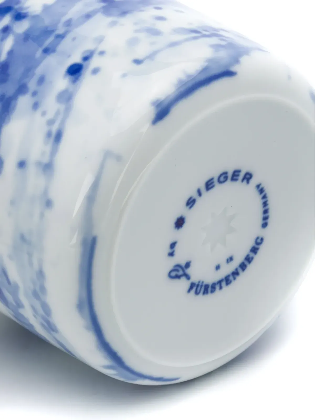 SIEGER by FÜRSTENBERG マーブル柄カップ - Blue - 画像4