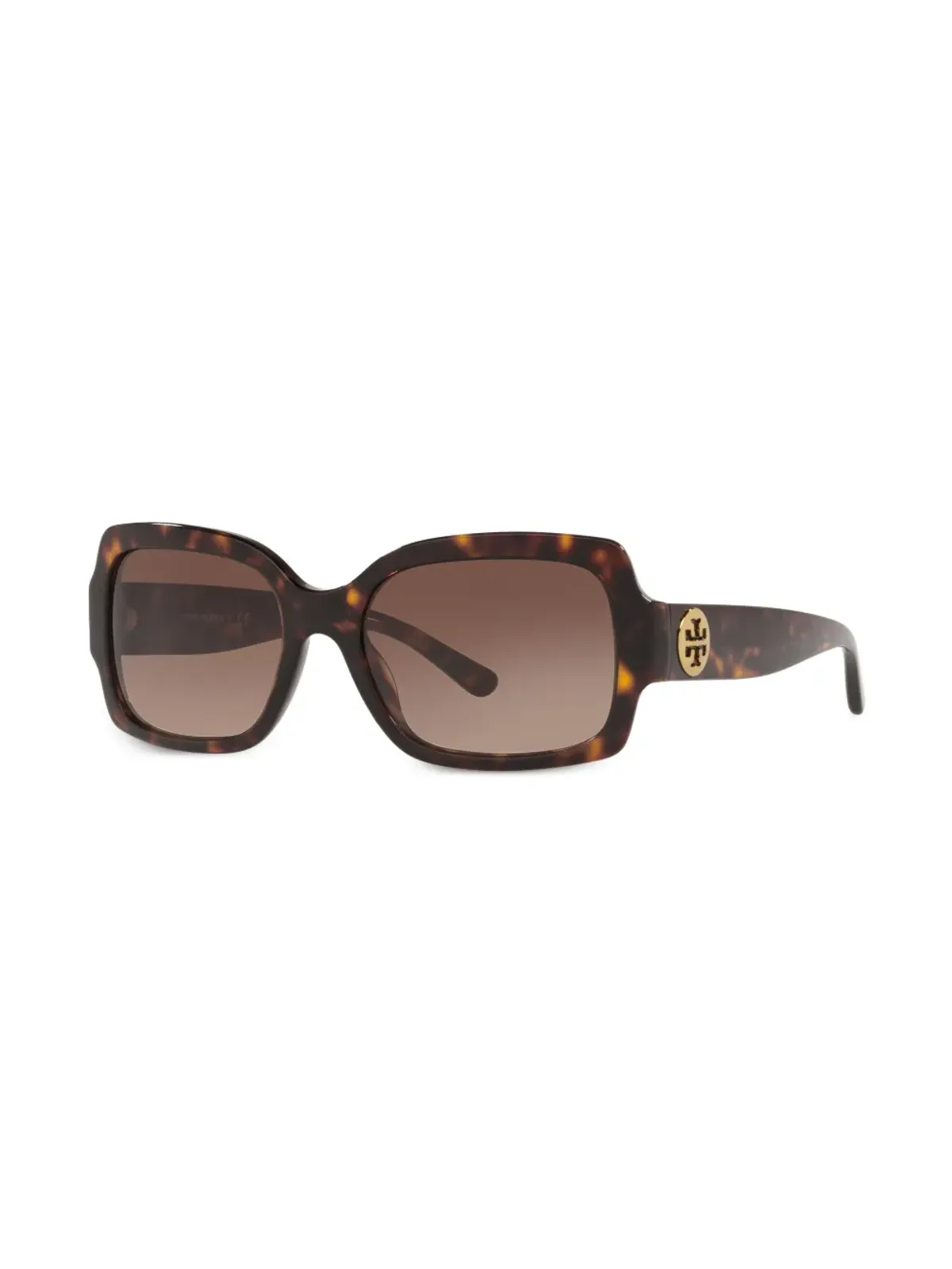 Tory Burch tortoiseshell-effect sunglasses - Brown - 画像2