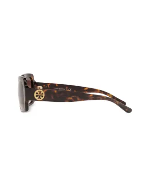 Tory Burch tortoiseshell-effect sunglasses - Brown - サムネイル3