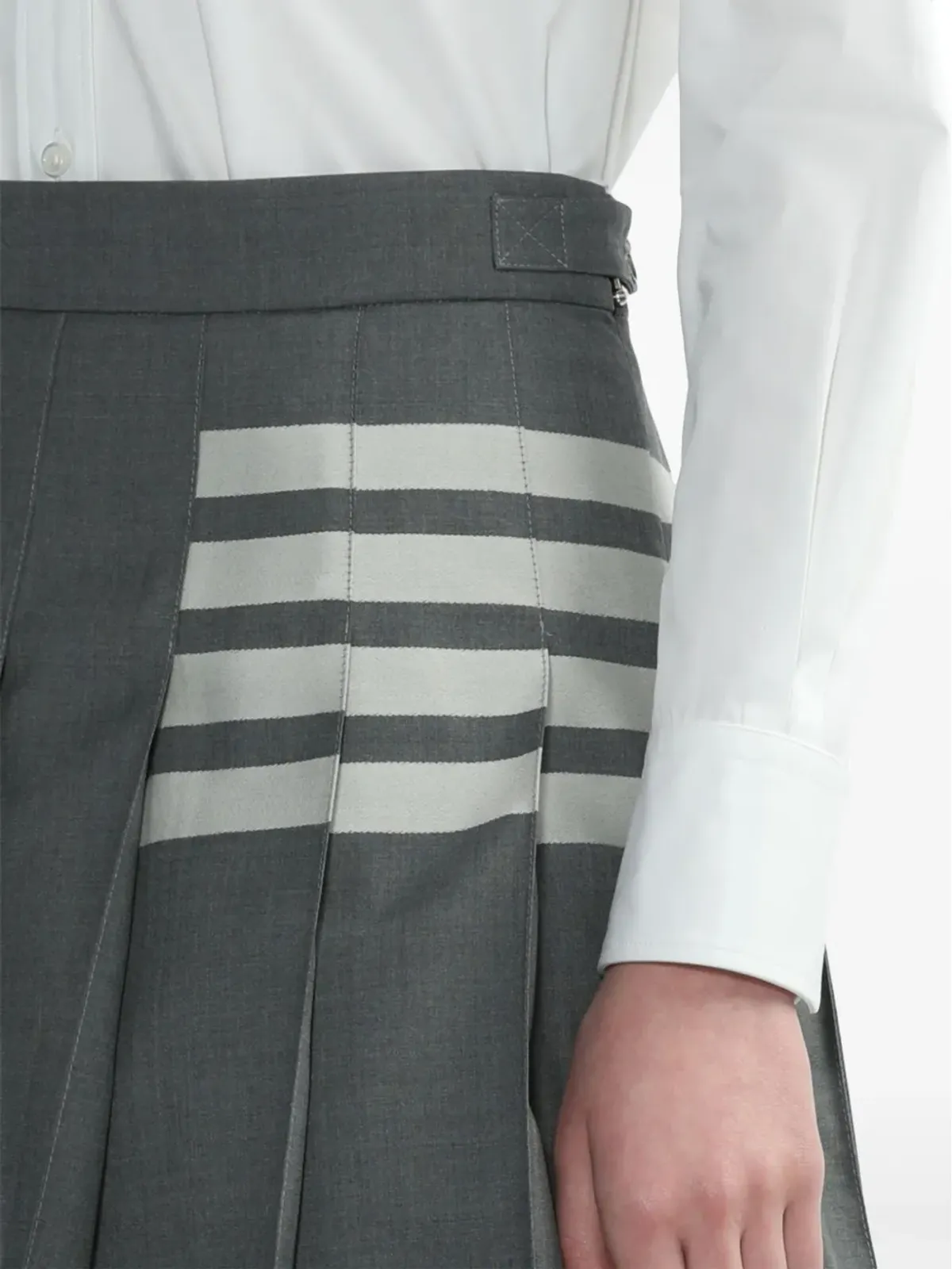 Thom Browne 4-Bar プリーツミニスカート - 画像5