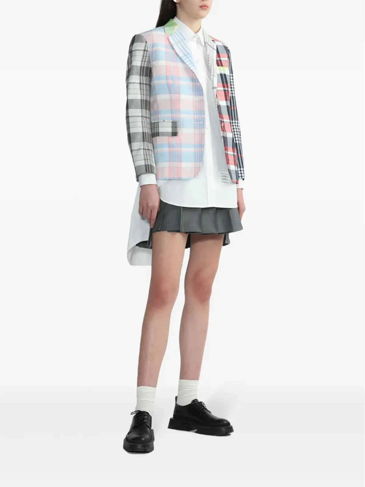 Thom Browne 4-Bar プリーツミニスカート - 画像2