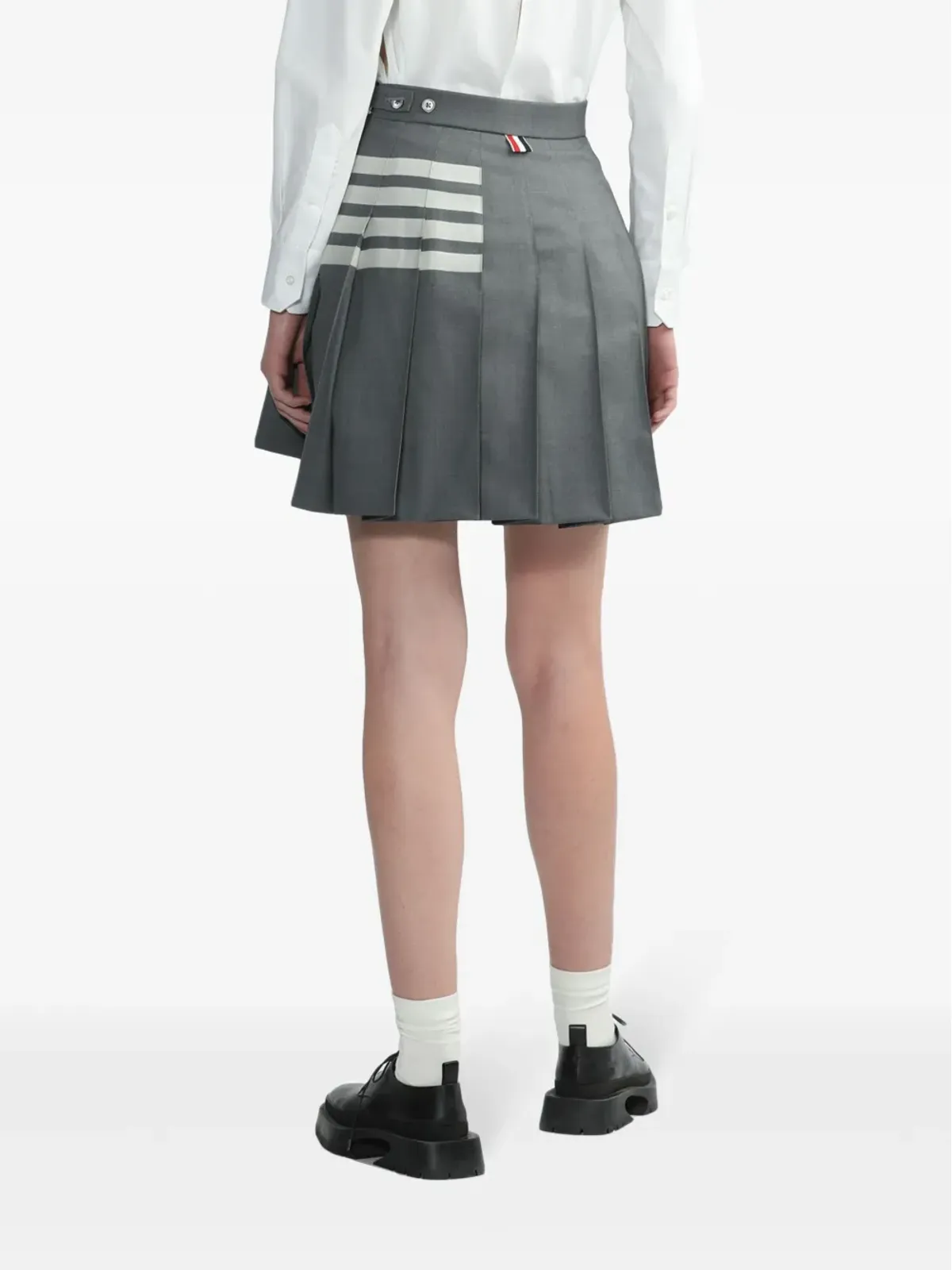 Thom Browne 4-Bar プリーツミニスカート - 画像4