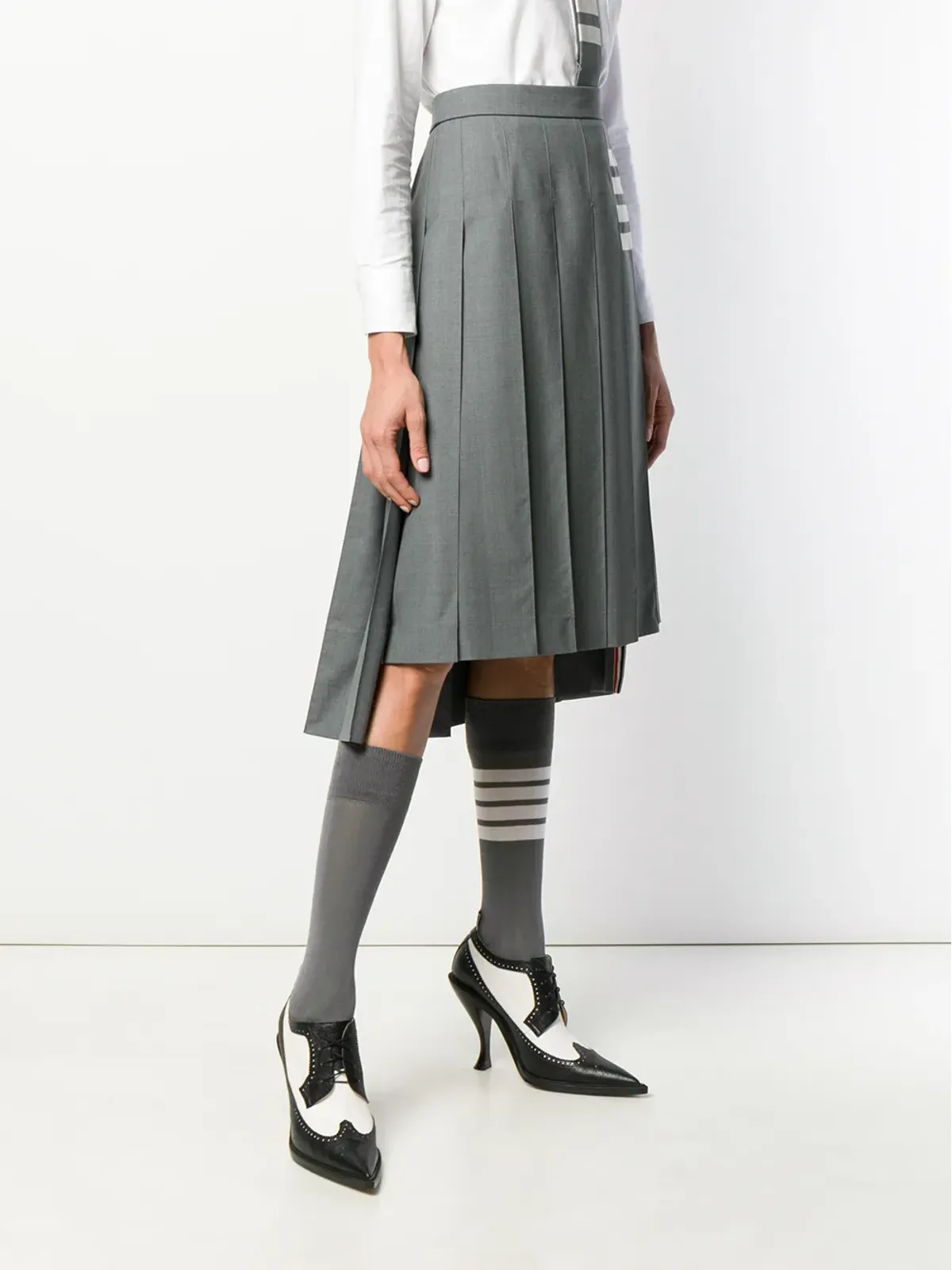 Thom Browne 4-Barプリーツスカート - 画像3