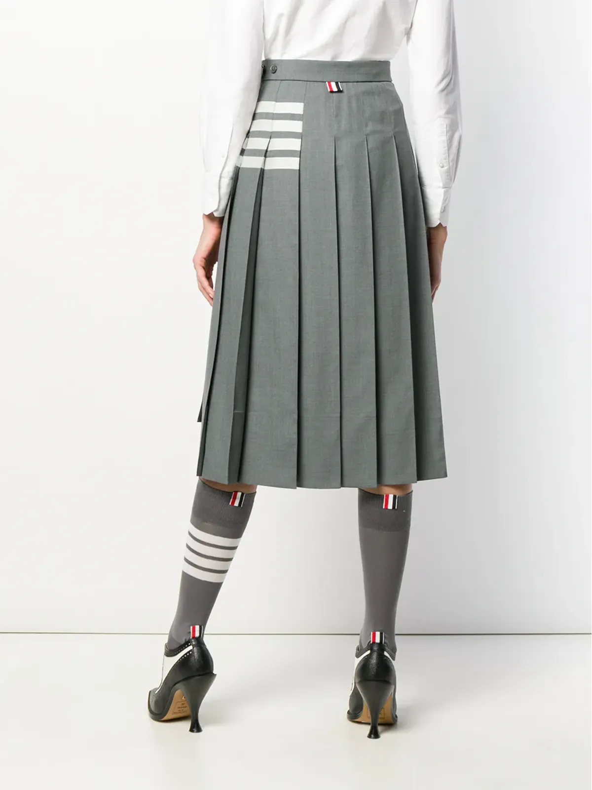 Thom Browne 4-Barプリーツスカート - 画像4