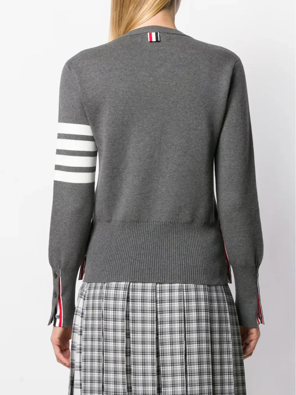 Thom Browne 4-Bar クルーネック セーター - 画像4