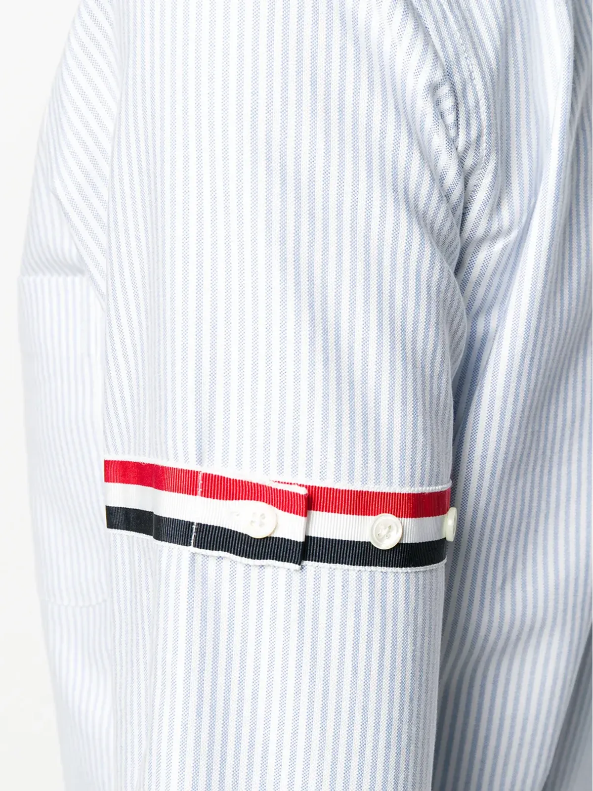 Thom Browne グログランアームバンドシャツ - 画像5