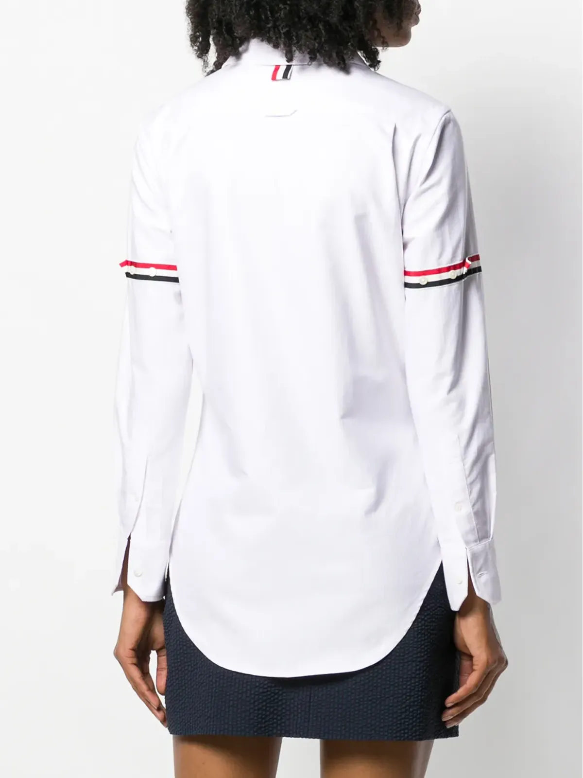 Thom Browne ストライプシャツ - ピンク - 画像4