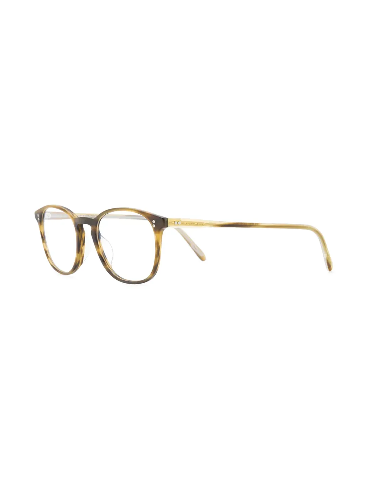 Oliver Peoples ラウンドフレーム眼鏡 - ブラウン - 画像2