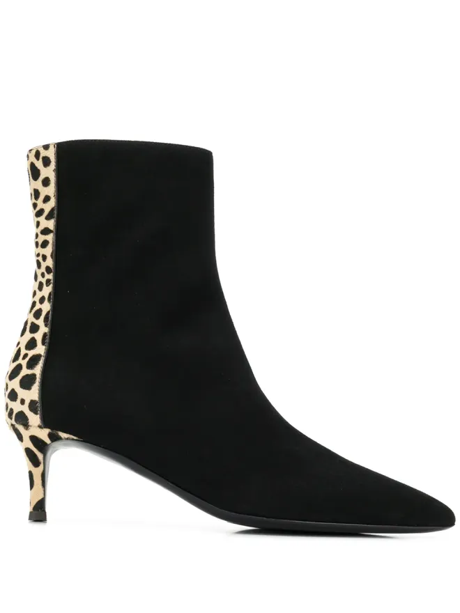 Giuseppe Zanotti Giuseppe Zanotti ヒョウ柄 アンクルブーツ - ブラックの商品画像