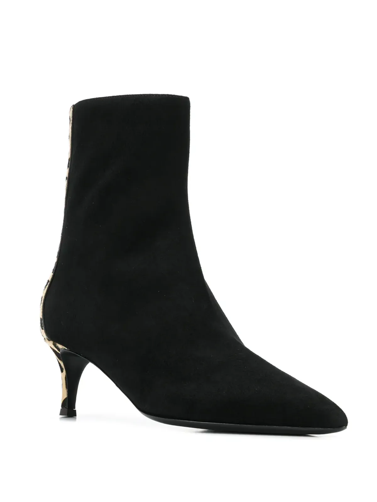 Giuseppe Zanotti ヒョウ柄 アンクルブーツ - ブラック - 画像2