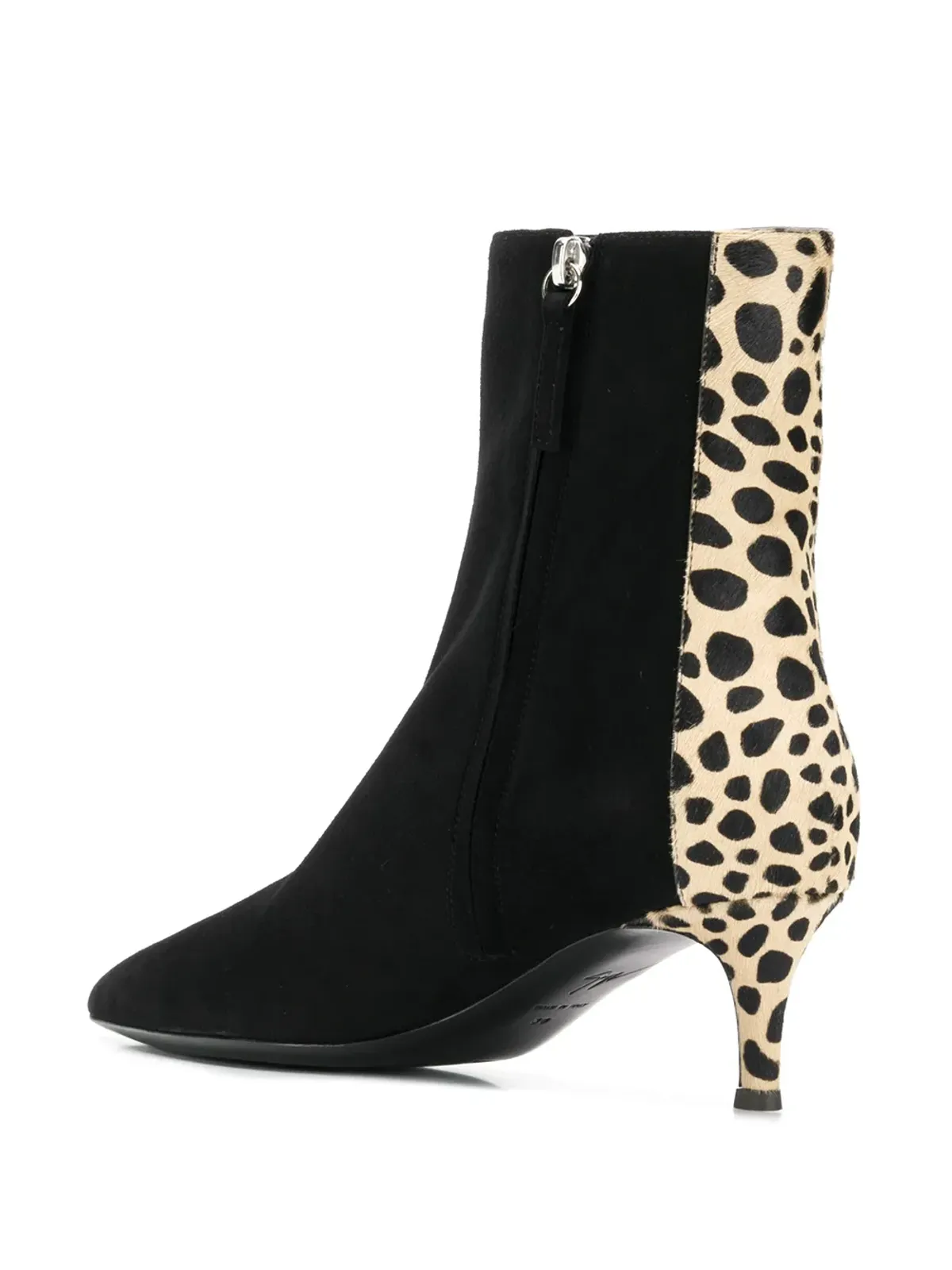 Giuseppe Zanotti ヒョウ柄 アンクルブーツ - ブラック - 画像3