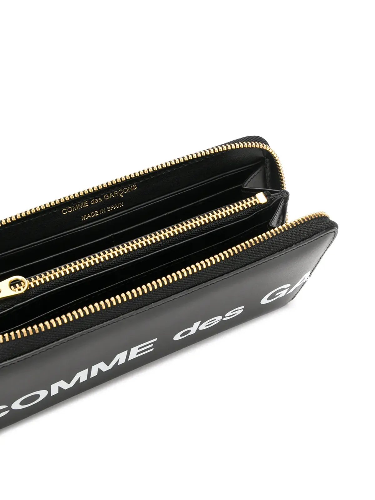 Comme Des Garçons Wallet ロゴ ジップアラウンド ウォレット - 画像3
