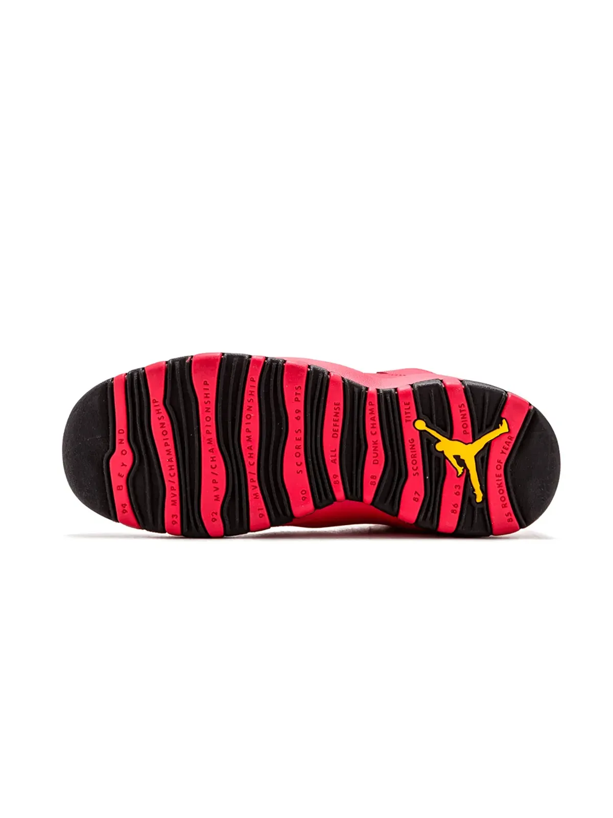Jordan Kids Air Jordan 10 Retro "Fusion Red" sneakers - Pink - 画像4