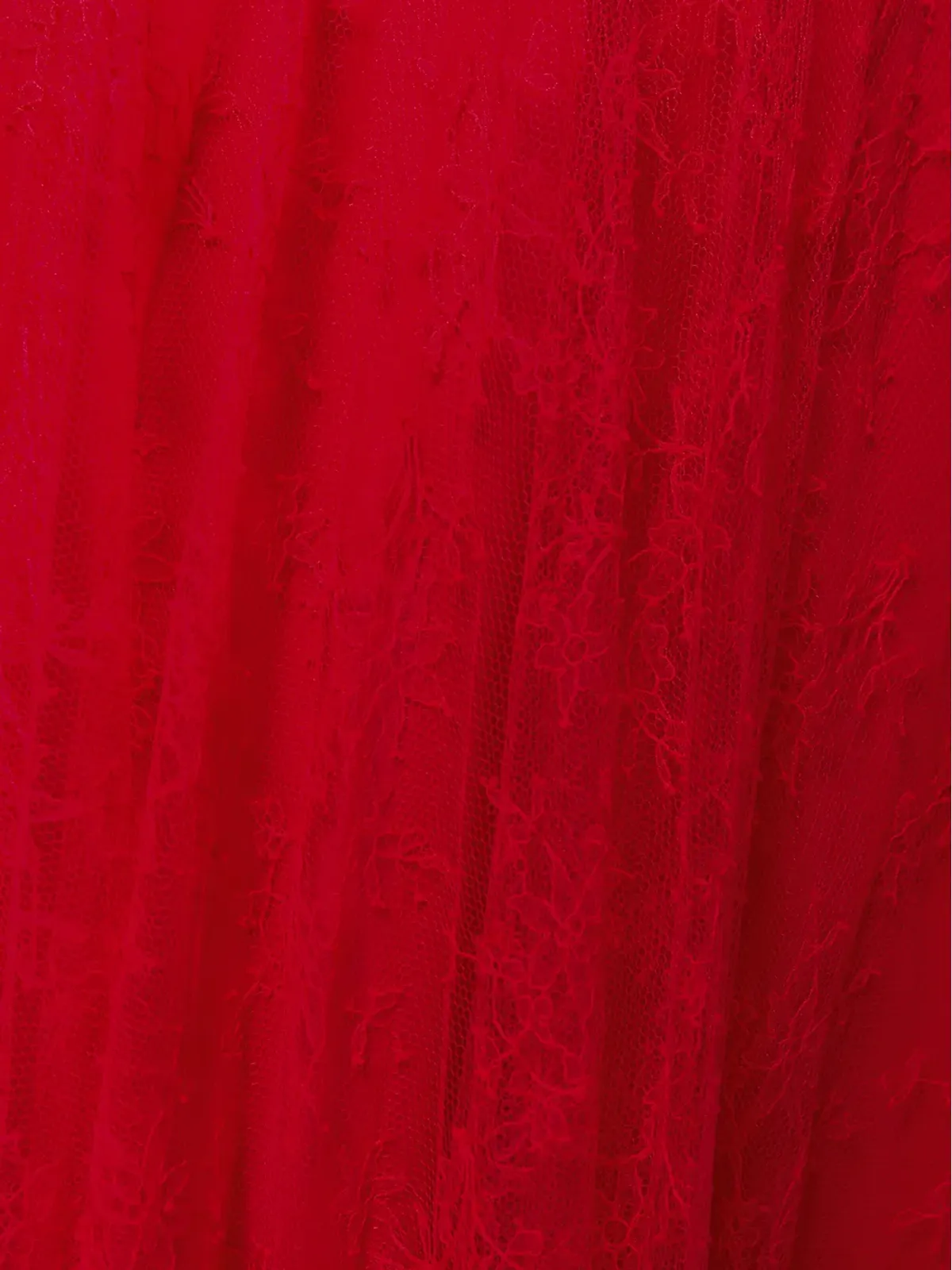 Valentino Garavani プリーツ・シャンティリーレーススカート - 画像5