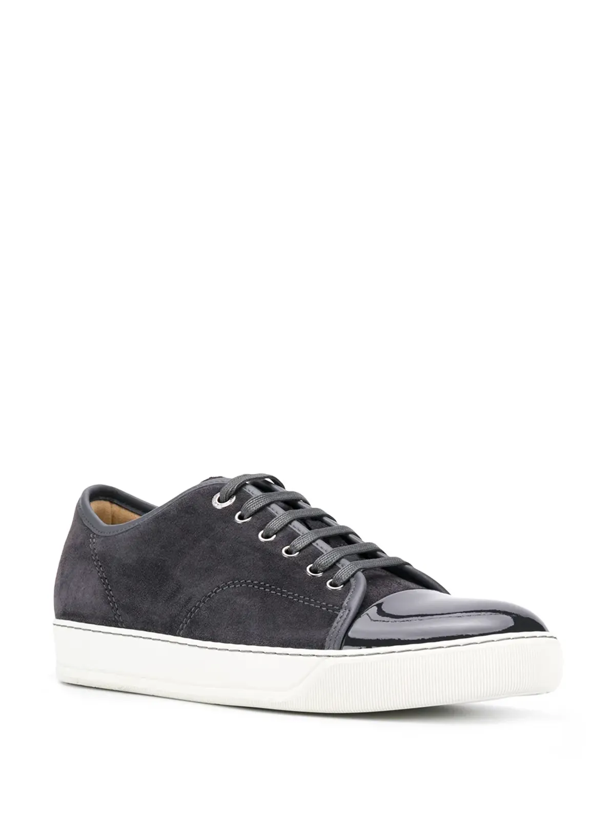 Lanvin パテントトゥ スニーカー - グレー - 画像2