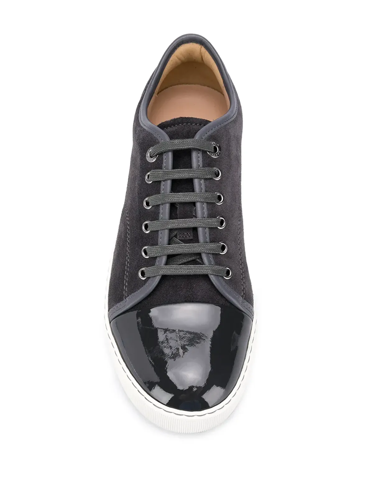 Lanvin パテントトゥ スニーカー - グレー - 画像4