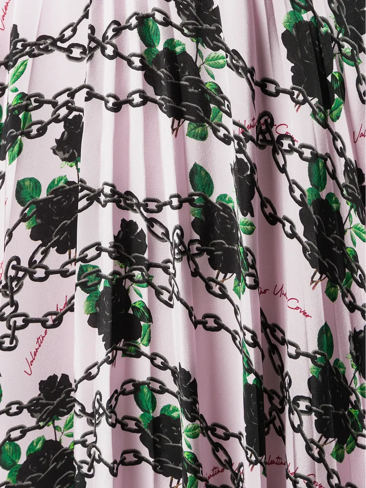 Valentino Garavani x Undercover シルクプリーツスカート - 画像5
