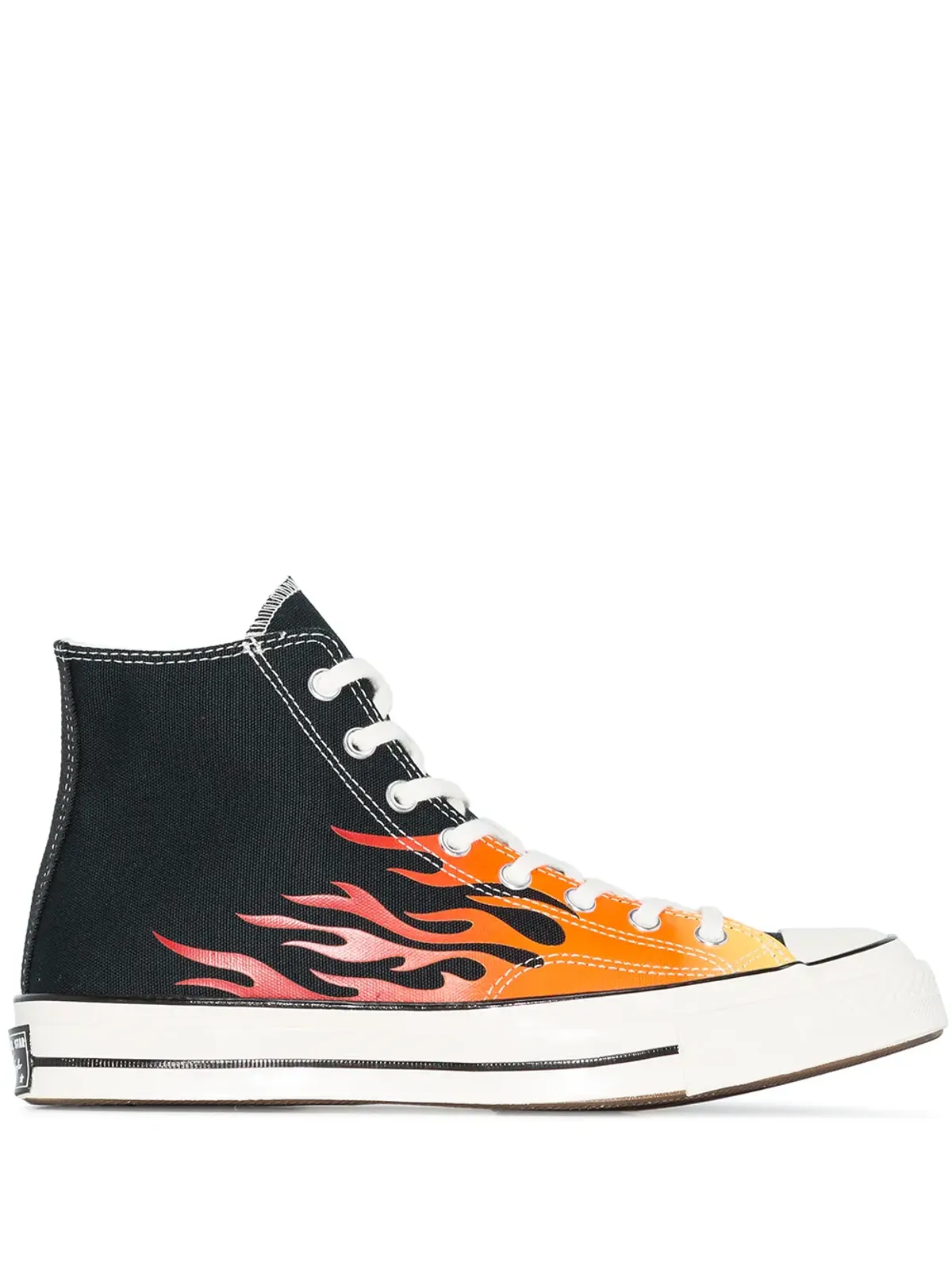 Converse チャック70 炎柄プリント スニーカー - 画像1
