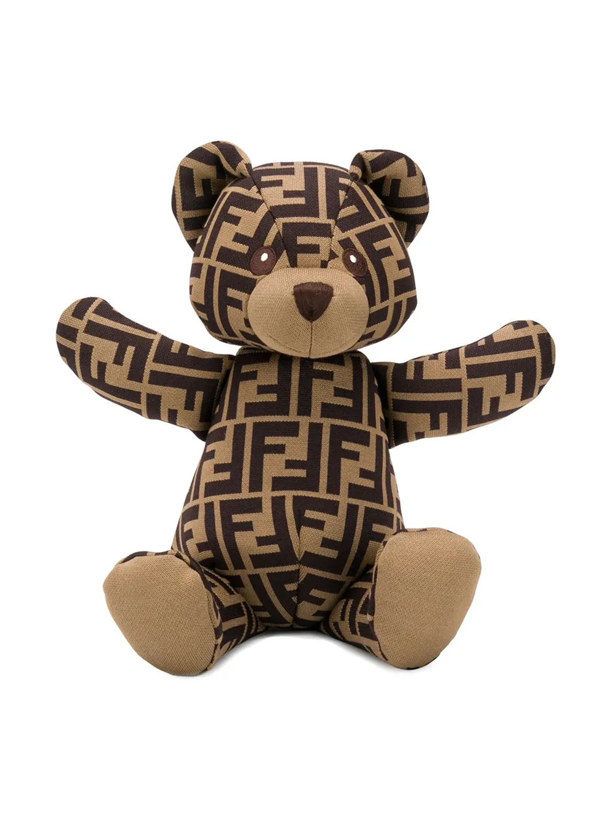 Fendi Kids モノグラムプリント テディベア - 画像1