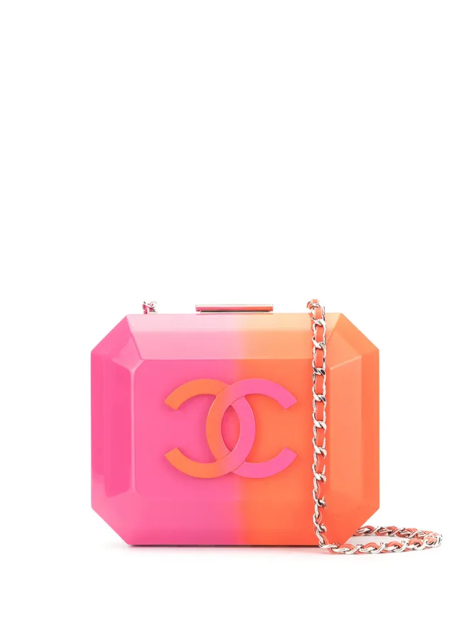 CHANEL Pre-Owned CHANEL Pre-Owned 構造的ロゴ クロスボディバッグ - ピンクの商品画像