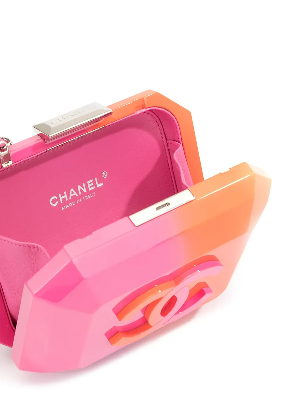 CHANEL Pre-Owned 構造的ロゴ クロスボディバッグ - ピンク - 画像5