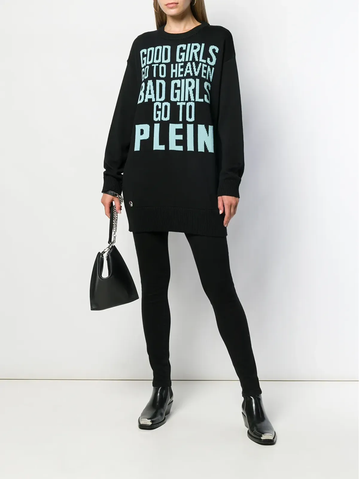 Philipp Plein グッドガールズ ロングライン ジャンパー - 画像2
