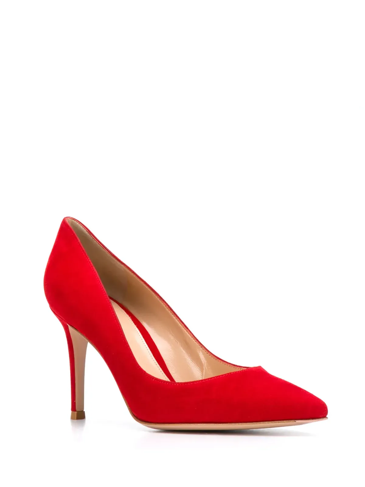 Gianvito Rossi ポインテッドトゥパンプス - レッド - 画像2