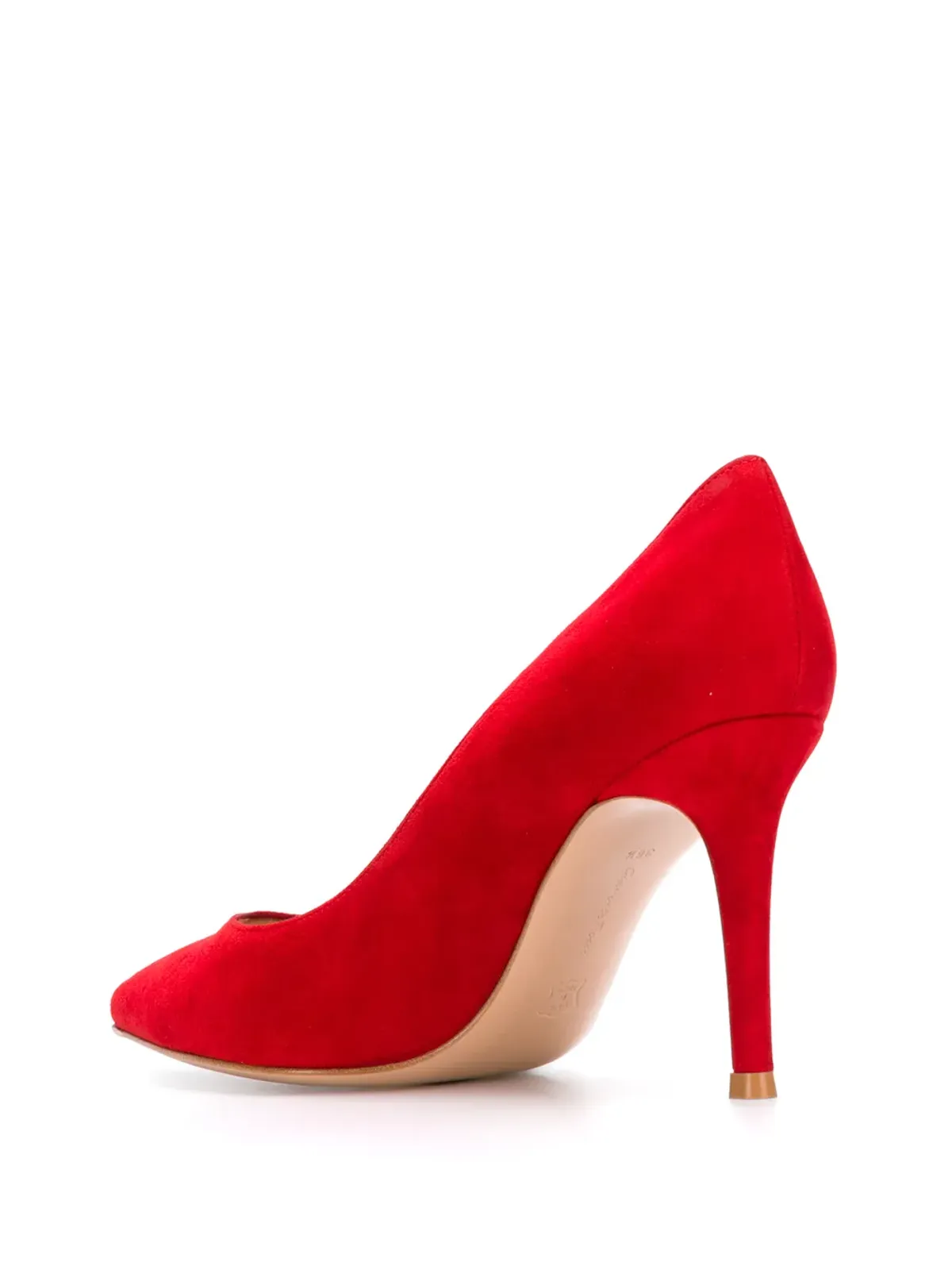 Gianvito Rossi ポインテッドトゥパンプス - レッド - 画像3