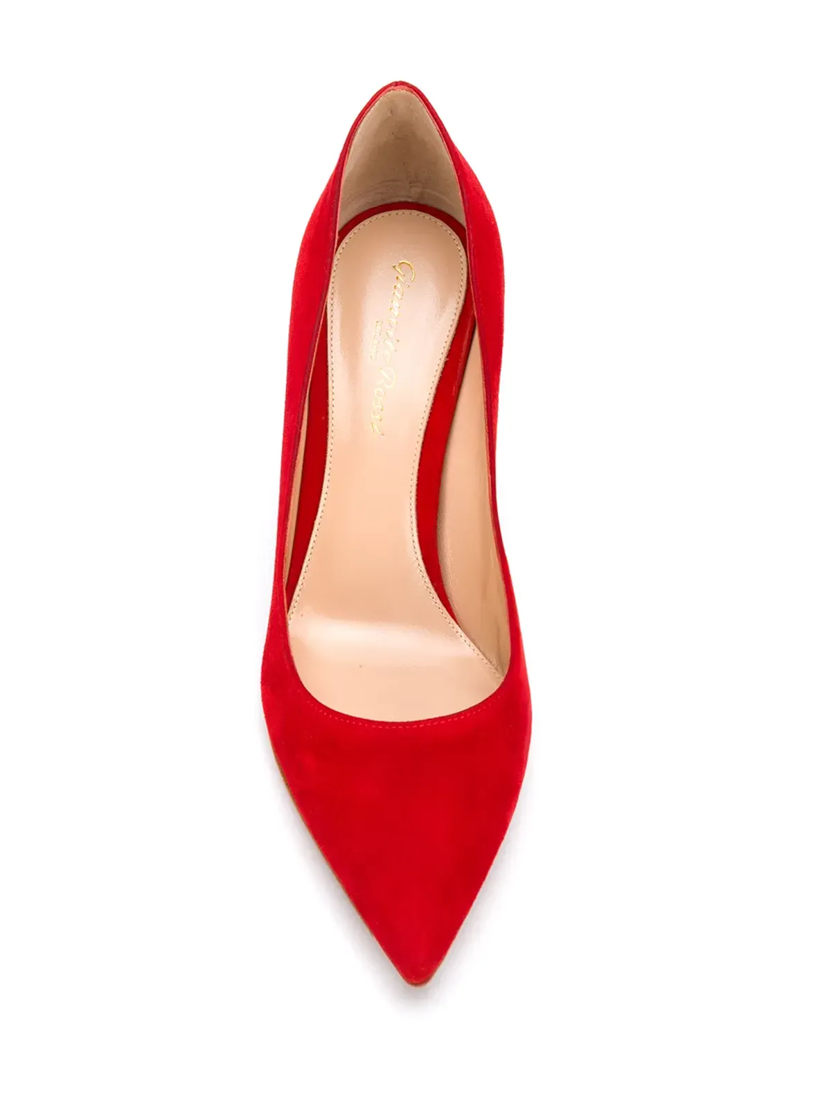 Gianvito Rossi ポインテッドトゥパンプス - レッド - 画像4