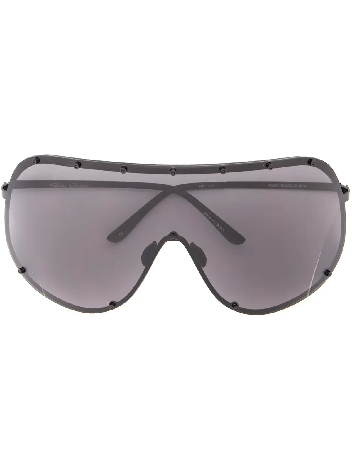 Rick Owens Larry Shield サングラス - 画像1