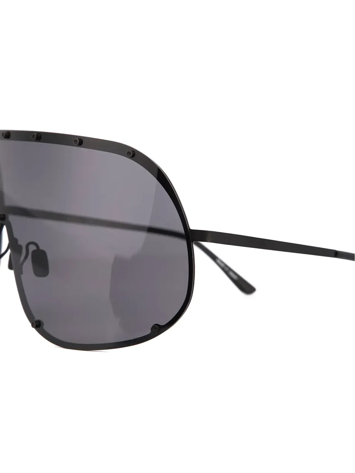 Rick Owens Larry Shield サングラス - 画像3