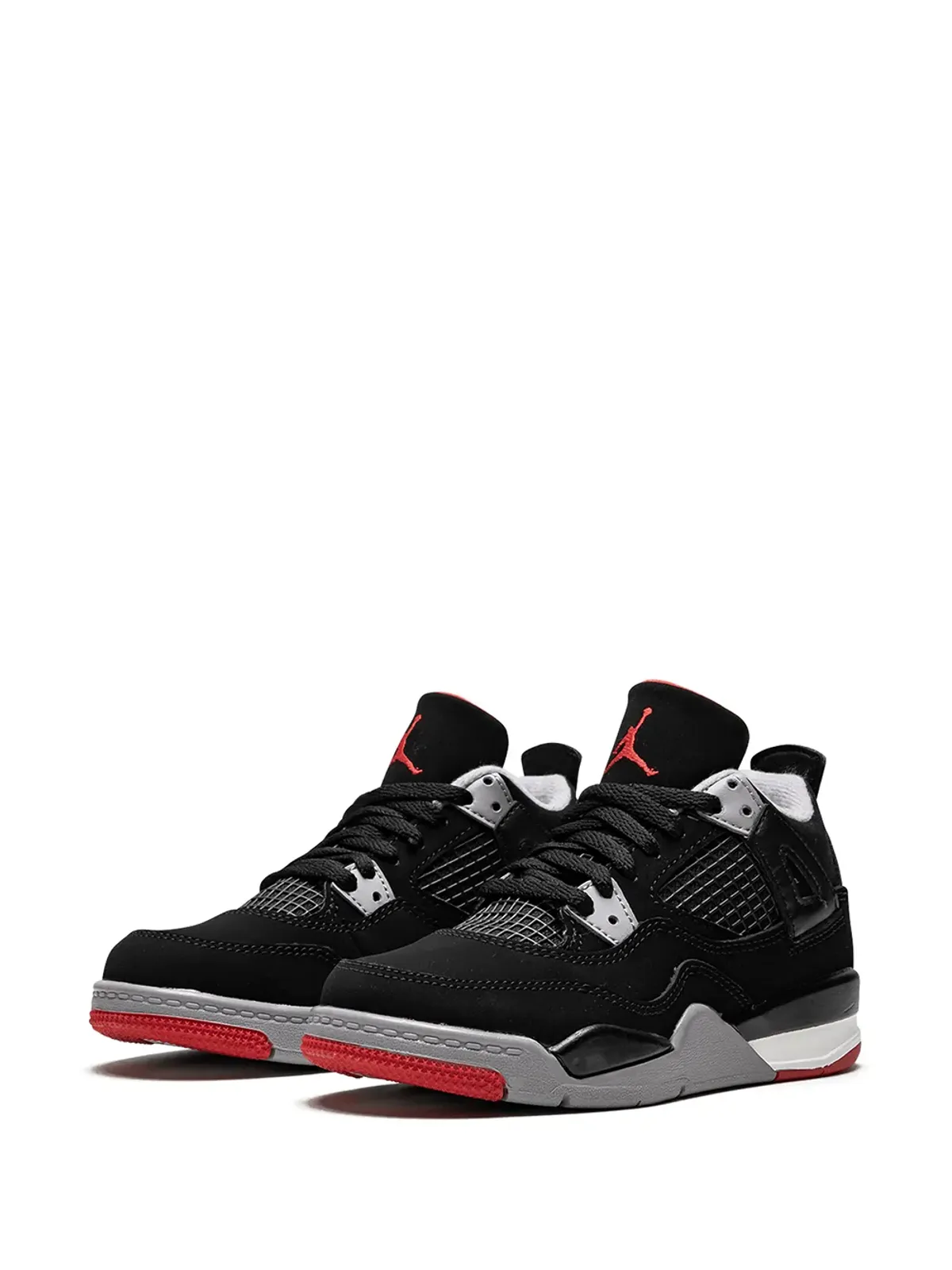 Jordan Kids ジョーダン 4 レトロ “Bred 2019” スニーカー ブラック - 画像2